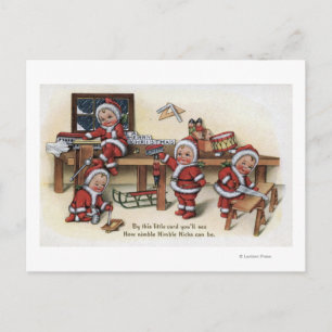 Cartes Pour Fêtes Annuelles Les enfants de Christmas