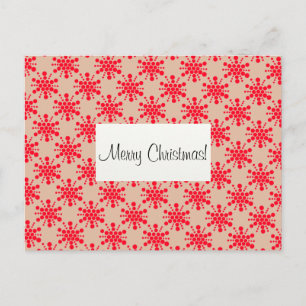 Cartes Pour Fêtes Annuelles Les étoiles rouges Joyeux Noël !