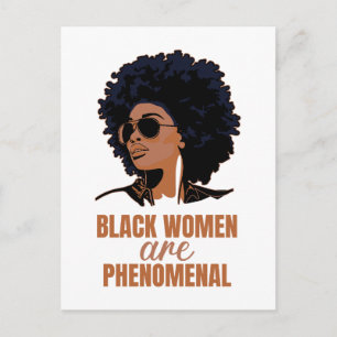 Cartes Pour Fêtes Annuelles Les femmes noires sont phénoménales