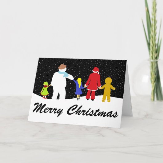 Cartes Pour Fêtes Annuelles Les fêtes de Noël (Devant)