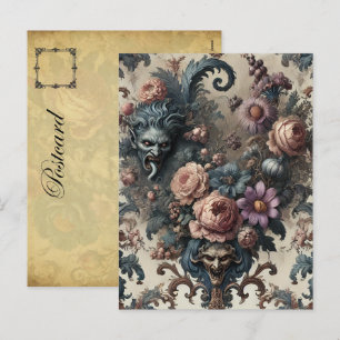 Cartes Pour Fêtes Annuelles Les Fiends Formelles - Design Floral Gothique