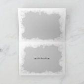 Cartes Pour Fêtes Annuelles Les flocons d'hiver.Modèle (Intérieur)