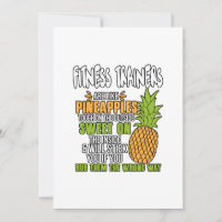 Les Formateurs De Fitness Sont Comme Des Ananas.