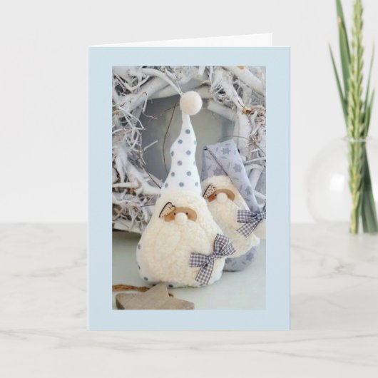 CARTES POUR FÊTES ANNUELLES LES GNOMES SAVENT COMMENT DIRE **MERCI NOËL** (Devant)