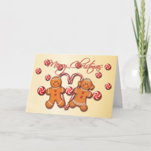CARTES POUR FÊTES ANNUELLES LES GOSSES DE GINGERBREAD PAR SHARON SHARPE