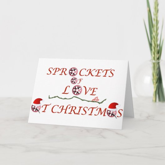 Cartes Pour Fêtes Annuelles Les griffes de Noël de l'amour (Devant)