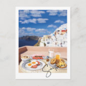 Cartes Pour Fêtes Annuelles Les îles grecques, Santorin (Devant)