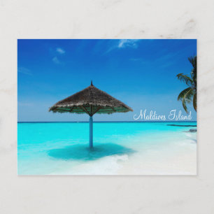 Cartes Pour Fêtes Annuelles Les îles Maldives vacances romantique