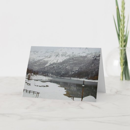 Cartes Pour Fêtes Annuelles Les lacs (Devant)