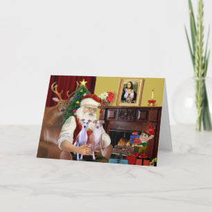 Cartes Pour Fêtes Annuelles Les marionnettes de Père Noël