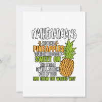 Les Mathématiciens Sont Comme Des Ananas.