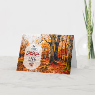 Cartes Pour Fêtes Annuelles Les meilleures choses de la vie sont offertes à l'