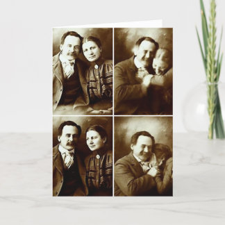 Cartes Pour Fêtes Annuelles Les mignons couples victoriens photo candide