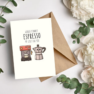 Cartes Pour Fêtes Annuelles Les mots ne peuvent pas exprimer mon amour