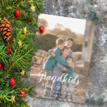 Cartes Pour Fêtes Annuelles Les petits font la vie grand<br><div class="desc">Les petits-enfants font la vie grandiose : Carte de Noël personnalisée pour la famille. Crédit photo Photographie © Storytree Studios,  Stanford,  CA. Modèle photo doit être remplacé par votre propre photo</div>