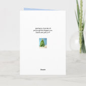 Cartes Pour Fêtes Annuelles Les plus chauds souhaits d'hiver (Dos)