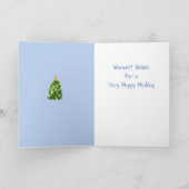 Cartes Pour Fêtes Annuelles Les plus chauds souhaits d'hiver (Intérieur)