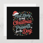 Cartes Pour Fêtes Annuelles Les Plus Susceptibles D'Acheter Des Présentations  (Devant / Derrière)