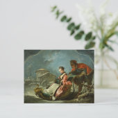 Cartes Pour Fêtes Annuelles Les quatre saisons : Hiver par François Boucher (Debout devant)