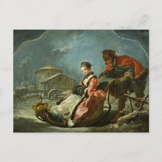 Cartes Pour Fêtes Annuelles Les quatre saisons : Hiver par François Boucher
