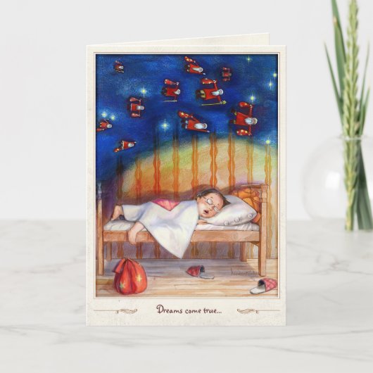 Cartes Pour Fêtes Annuelles Les rêves deviennent réalité (Devant)