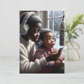 Cartes Pour Fêtes Annuelles Les rimes hivernales : Les Frères Lient À Travers (Debout devant)