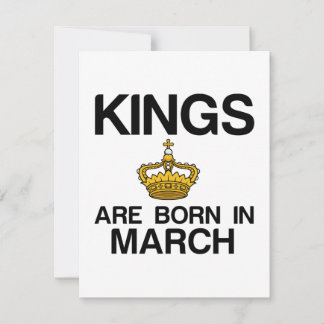 CARTES POUR FÊTES ANNUELLES LES ROIS SONT NÉS EN MARS