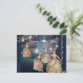 Cartes Pour Fêtes Annuelles Les Royals français dansent sous les lumières scin (Debout devant)