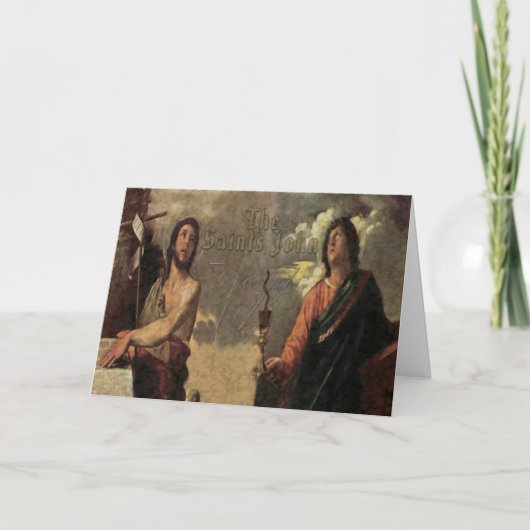 Cartes Pour Fêtes Annuelles Les saints John (Devant)