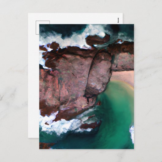 Cartes Pour Fêtes Annuelles Les Seychelles sont un ensemble d'îles situées dan (Devant / Derrière)