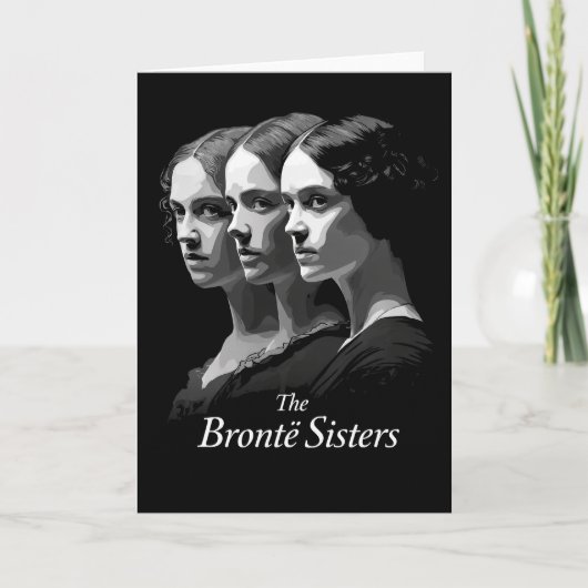 Cartes Pour Fêtes Annuelles Les sœurs Brontë (Devant)