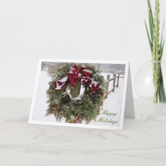 Cartes Pour Fêtes Annuelles Les souhaits chauds (Devant)