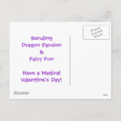 Cartes Pour Fêtes Annuelles Les souhaits de Valentine (Dos)