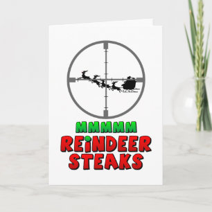 Cartes Pour Fêtes Annuelles Les Steaks de rennes