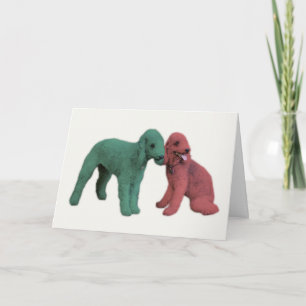 Cartes Pour Fêtes Annuelles Les terriers de Noël