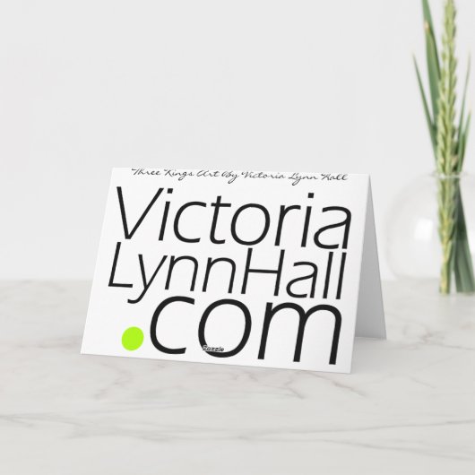 Cartes Pour Fêtes Annuelles Les trois Rois Art "ont laissé l'utilisation (Dos)