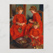 Cartes Pour Fêtes Annuelles Les trois soeurs de Leon Frederic (Devant)