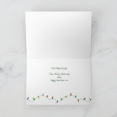 Cartes Pour Fêtes Annuelles Les vacances de Noël heureux de pingouin (Intérieur)