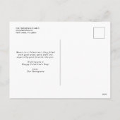 Cartes Pour Fêtes Annuelles Les valentines les plus heureuses Lettres Rouge Ph (Dos)