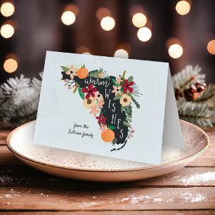 Cartes Pour Fêtes Annuelles Les Voeux Chauds De Floride