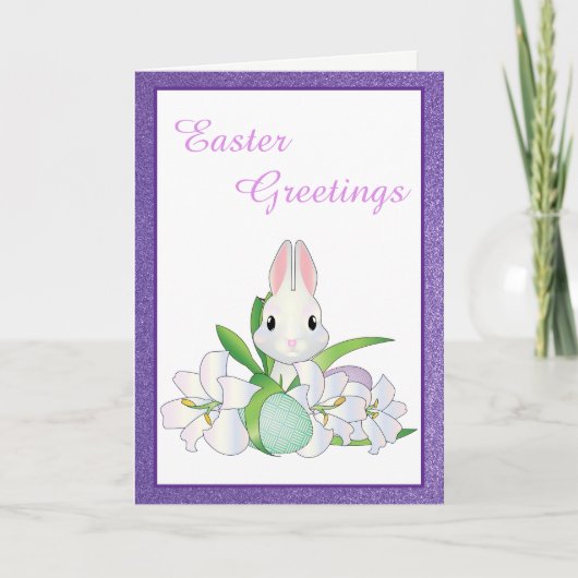 Cartes Pour Fêtes Annuelles Les voeux de Pâques (Devant)