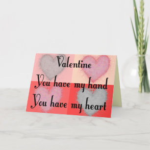 Cartes Pour Fêtes Annuelles Lesbian Valentine Cadeaux "You Have My Heart"