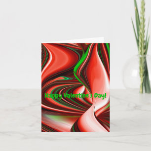 Cartes Pour Fêtes Annuelles L'esprit de l'amour et de l'espoir Abstrait 3D Rai