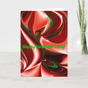 Cartes Pour Fêtes Annuelles L'esprit de l'amour et de l'espoir Abstrait 3D Rai