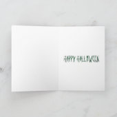 Cartes Pour Fêtes Annuelles L'esprit forestier Halloween (Intérieur)