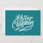 Cartes Pour Fêtes Annuelles Let it Snow Overlay Full Bleed Photo (Dos)