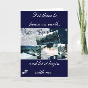Cartes Pour Fêtes Annuelles Let there be on earth