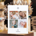 Cartes Pour Fêtes Annuelles L'étoile de David dans l'arbre de Noël<br><div class="desc">Un arbre de Noël est incorporé dans une étoile de David célébrant Noël et Hanoukka.</div>