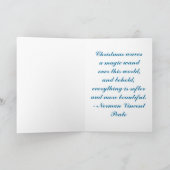 Cartes Pour Fêtes Annuelles L'étoile de Noël (Intérieur)