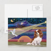 Cartes Pour Fêtes Annuelles L'Étoile de Noël - Cavalier (Blenheim) (Devant / Derrière)